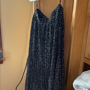 WD.NY Black and White Midi Skirt